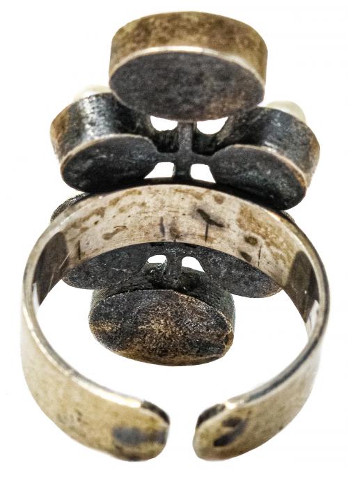 ANILLO EN PLATA DE LOS AÑOS 70