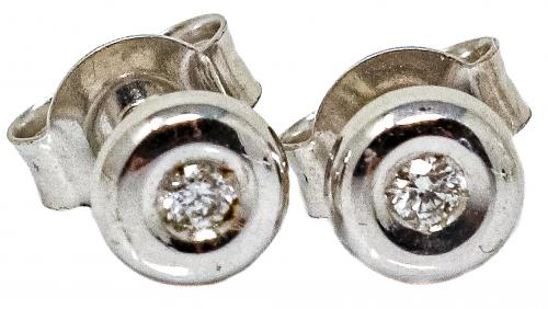PENDIENTES SOLITARIOS CON BRILLANTES