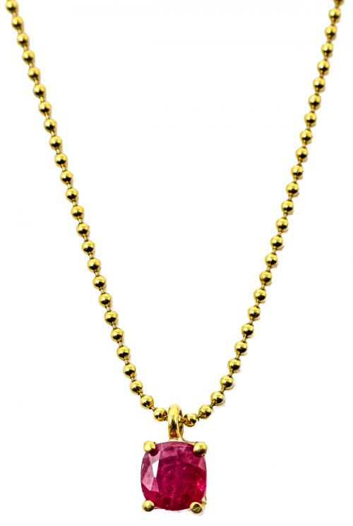 CADENA COLGANE CON RUBÍ