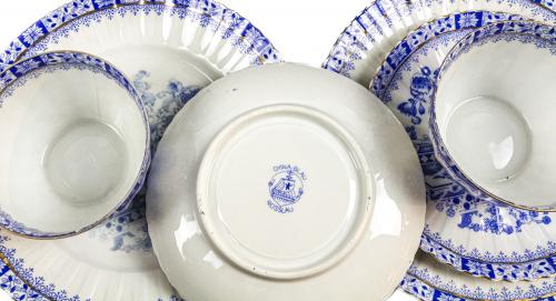 JUEGO DE TE EN PORCELANA DE PRINCIPIOS DEL S.XX