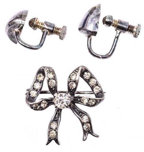 PENDIENTES Y BROCHE DEL S.XIX