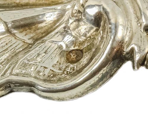 CONCHA BAUTISMAL EN PLATA DE MEDIADOS DEL S.XX