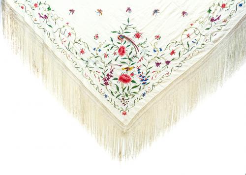 MANTÓN DE MANILA DEL PRIMER TERCIO DEL S.XX