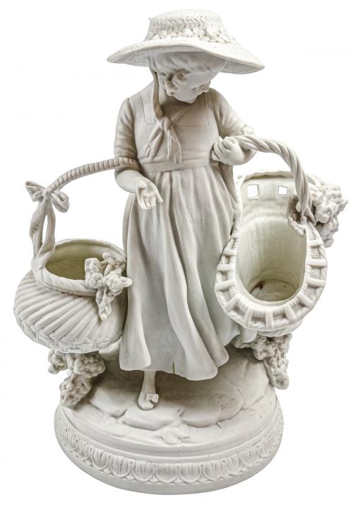 FIGURA EN BISCUIT DEL PRIMER TERCIO DEL S.XX