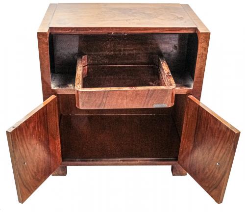 PEQUEÑO MUEBLE  BAR ART DECÓ DE LOS AÑOS 30