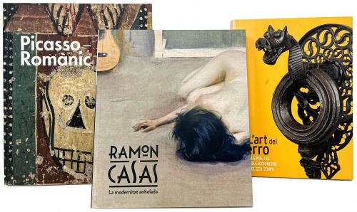 TRES CATÁLOGOS DE EXPOSICIÓN DE ARTE