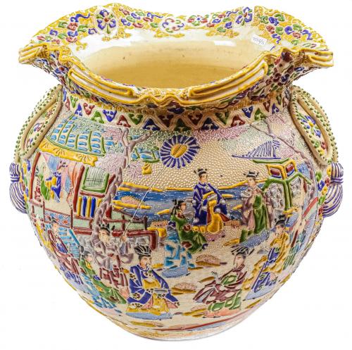 GRAN JARRÓN SATSUMA CIRCA 1900