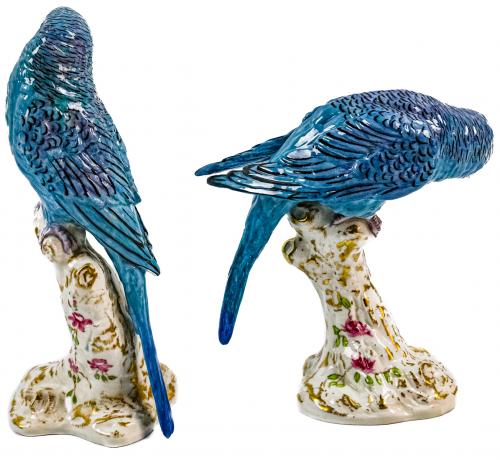 PAREJA DE PÁJAROS EN PORCELANA INGLESA