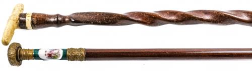DOS BASTONES DE SEÑORA DE COLECCIÓN