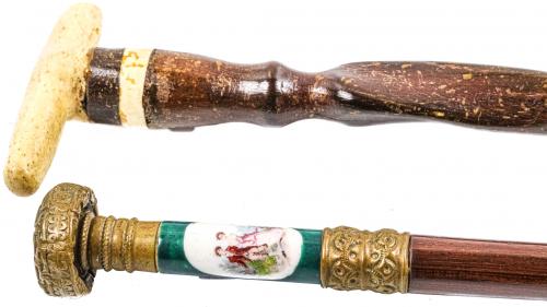 DOS BASTONES DE SEÑORA DE COLECCIÓN
