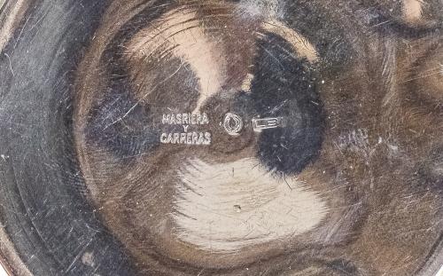 TARRO DE PLATA DEL PRIMER CUARTO DE SIGLO XX