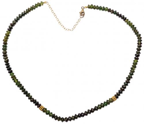 COLLAR GARGANTILLA CON TURMALINAS VERDES