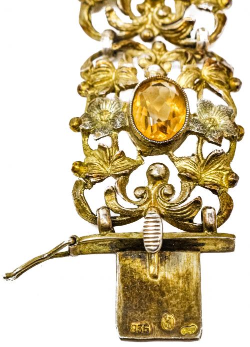 PULSERA DE PLATA DE PPS. DEL S.XX