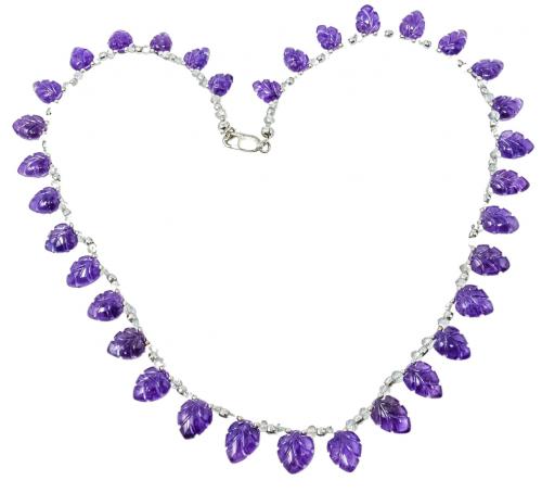COLLAR CON AMATISTAS