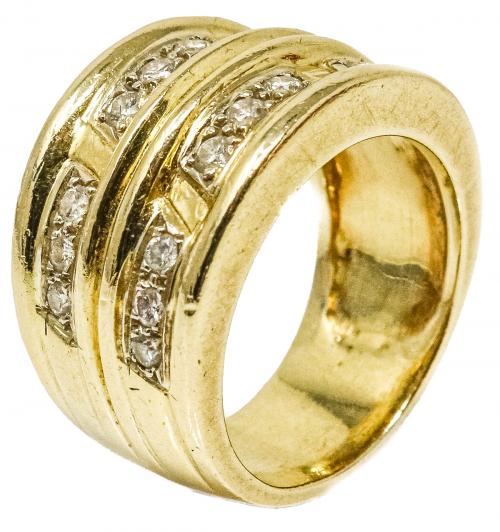 ANILLO CON BRILLANTES