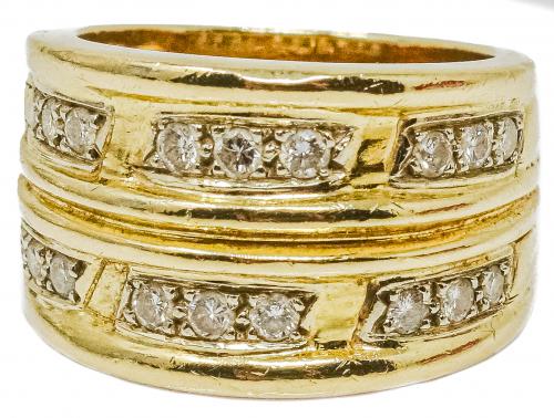 ANILLO CON BRILLANTES