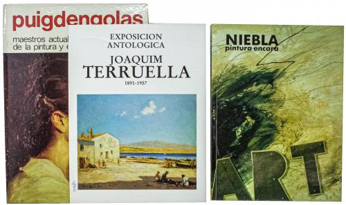 TRES LIBROS DE ARTE