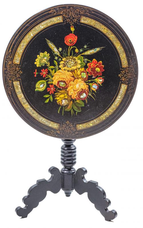 MESA VELADOR ISABELINA DE LA SEGUNDA MITAD