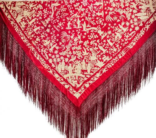 MANTÓN DE MANILA DE FINALES DEL S.XIX