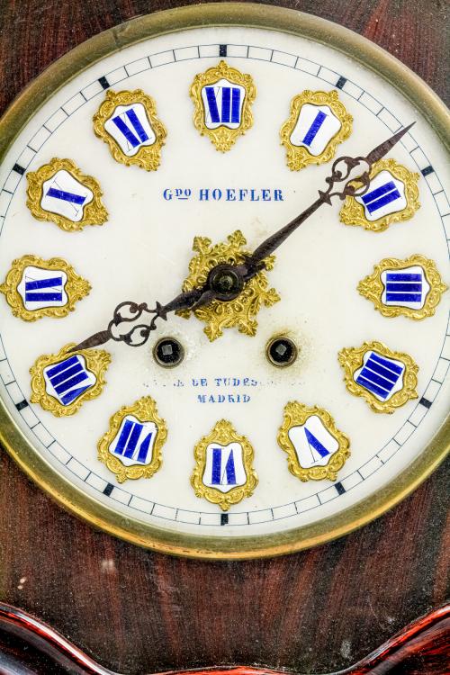 RELOJ DE PARED DEL ÚLTIMO CUARTO DE SIGLO XIX