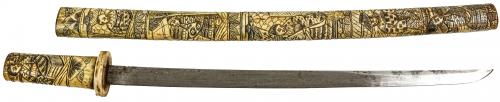 WAKIZASHI JAPONÉS DEL PRIMER TERCIO S.XX