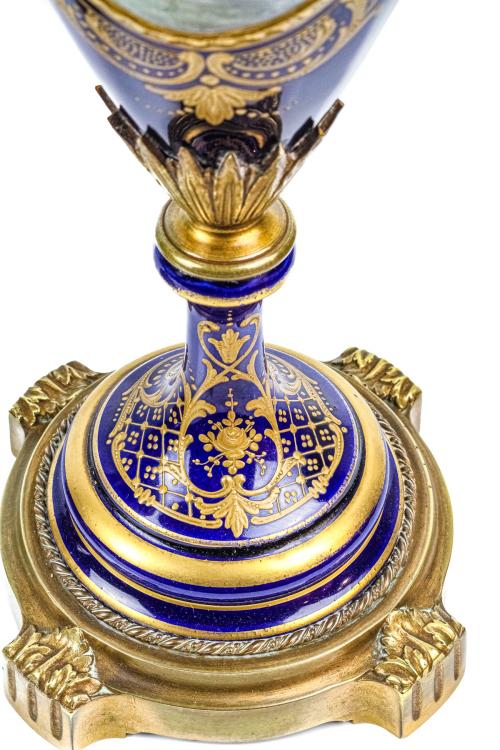 DOS JARRONES PORCELANA SÈVRES DE FINALES DEL S.XIX