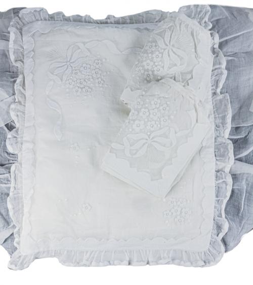 FUNDA DE DE HEDREDÓN Y COLCHA PARA CUNA DE BEBÉ