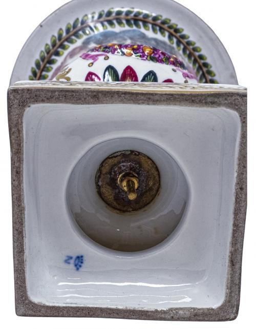 COPA Y JARRA EN PORCELANA CAPODIMONTE
