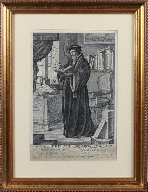 GRABADO ENMARCADO DEL S.XVII