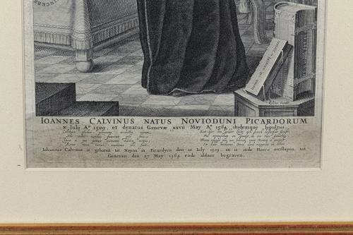 GRABADO ENMARCADO DEL S.XVII