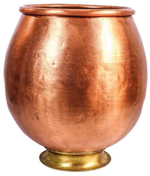 RECIPIENTE EN COBRE DE PRINCIPIOS DEL S.XX