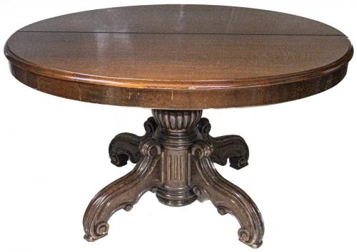 MESA DE COMEDOR DE FINALES DEL SIGLO XIX