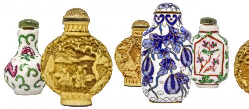 COLECCIÓN DE OCHO PERFUMEROS ORIENTALES