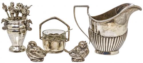 CONJUNTO DE PIEZAS DE PLATA