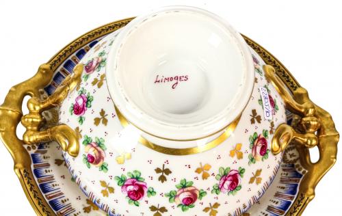 PEQUEÑA SOPERITA INDIVIDUAL EN PORCELANA DE LIMOGES