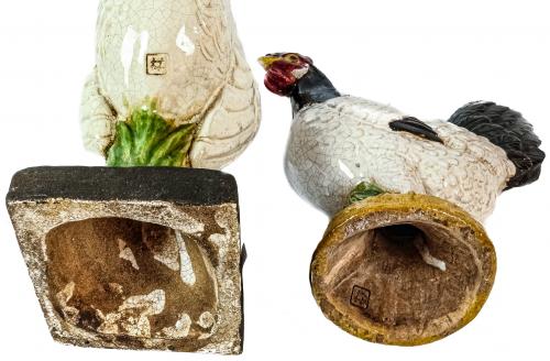 DOS FIGURAS CERÁMICA ORIENTAL DE MEDIADOS DEL S.XX