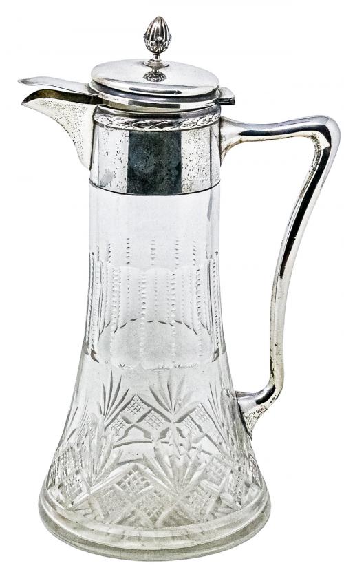 JARRA PARA AGUA EN CRISTAL DEL PRIMER TERCIO S.XX