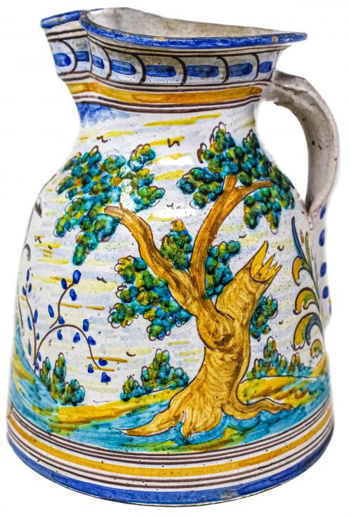 JARRA EN CERÁMICA DE TALAVERA DE MEDIADOS DEL S.XX