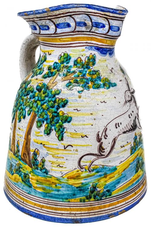 JARRA EN CERÁMICA DE TALAVERA DE MEDIADOS DEL S.XX