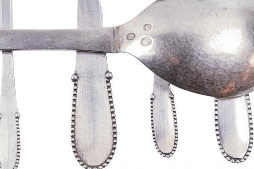CONJUNTO DE CUBIERTOS EN PLATA DANESA GEORG JENSEN