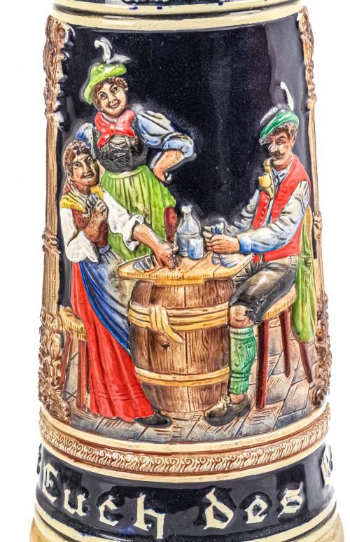 TRES JARRAS ALEMANAS DE CERVEZA DEL ÚLTIMO CUARTO DEL S.XX