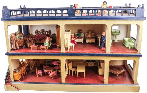 CASA DE MUÑECAS DE MEDIADOS DEL S.XX