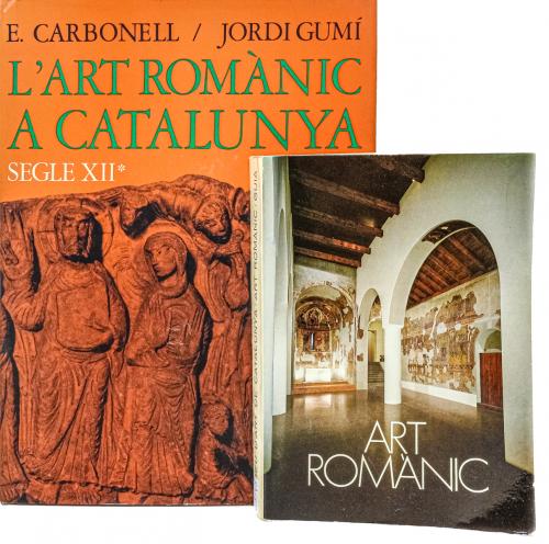 DOS LIBROS DE ARTE ROMÁNICO CATALÁN