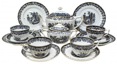JUEGO DE TÉ DE PRINCIPIOS DEL S.XX