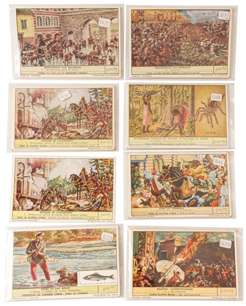 OCHO COLECCIONES DE CROMOS