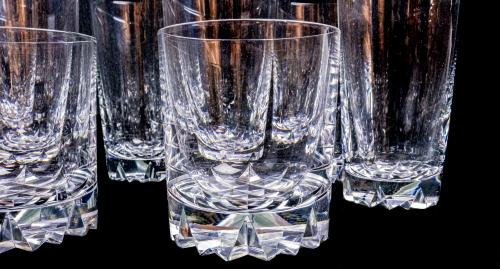 CONJUNTO DE VASOS PARA WHISKY Y COMBINADO EN CRISTAL
