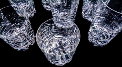 CONJUNTO DE VASOS PARA WHISKY Y COMBINADO EN CRISTAL