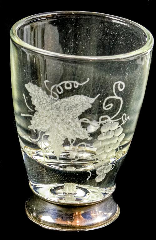 SEIS VASITOS EN CRISTAL Y PLATA ÚLTIMO CUARTO S.XX