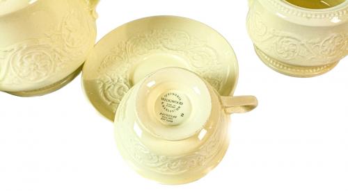 JUEGO DE CAFÉ EN LOZA INGLESA WEDGWOOD ULTIMO CUARTO S.XX
