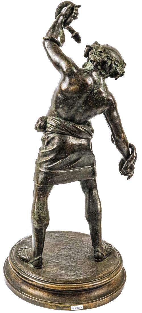 FIGURA EN BRONCE DE FINALES DEL S.XIX